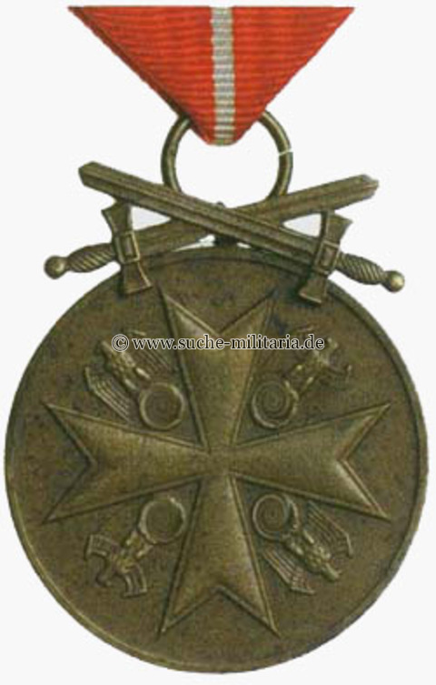 Verdienstorden vom Deutschen Adler / Deutsche Verdienstmedaille in Bronze mit Schwertern
